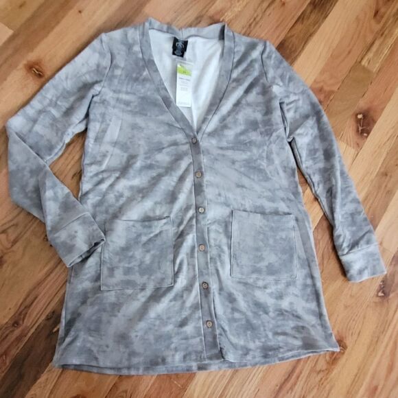 NWT Essential Cardigan - Heather Gray A&D - Picture 5 of 5
